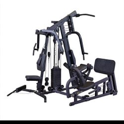 Body-Solid EXM2500B Home Gym including leg press