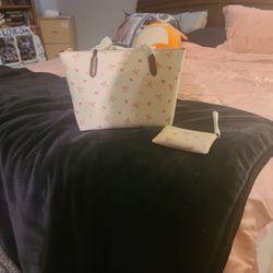 Coach Tote With Matching Walket