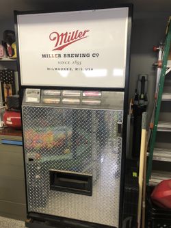 Miller Beer Vending Machine-One Of A Kind