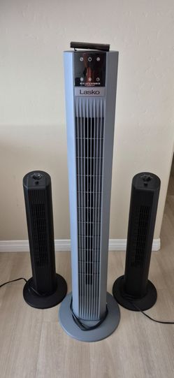Lasko WhisperForce Tower Fan With 2 Mainstay Fans