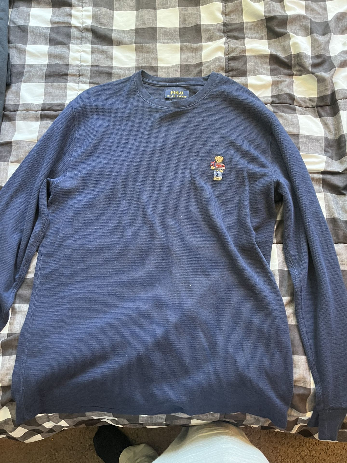 Navy Ralph Lauren long sleeve sweatshirt