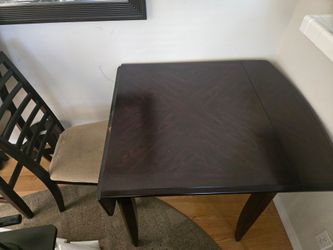 Dark Wood Dining Set