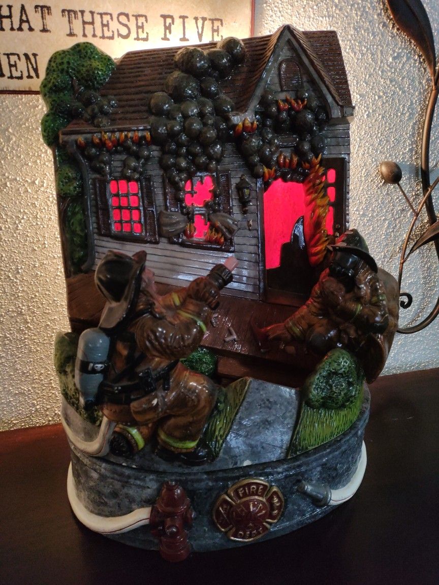 Firefighter Water Fountain