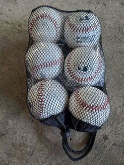 Baseballs in Mesh Bag – Set of 6