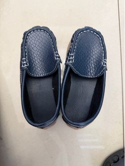 Cute blue boy Drivers Shoes