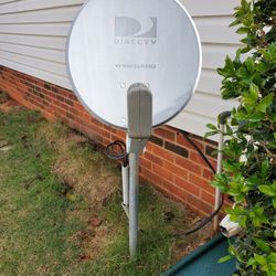Dish TV and Pole and Cables 