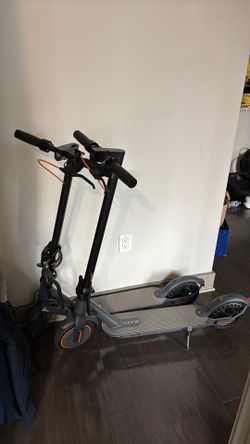 Two Electric Scooters – Only Used for One Week