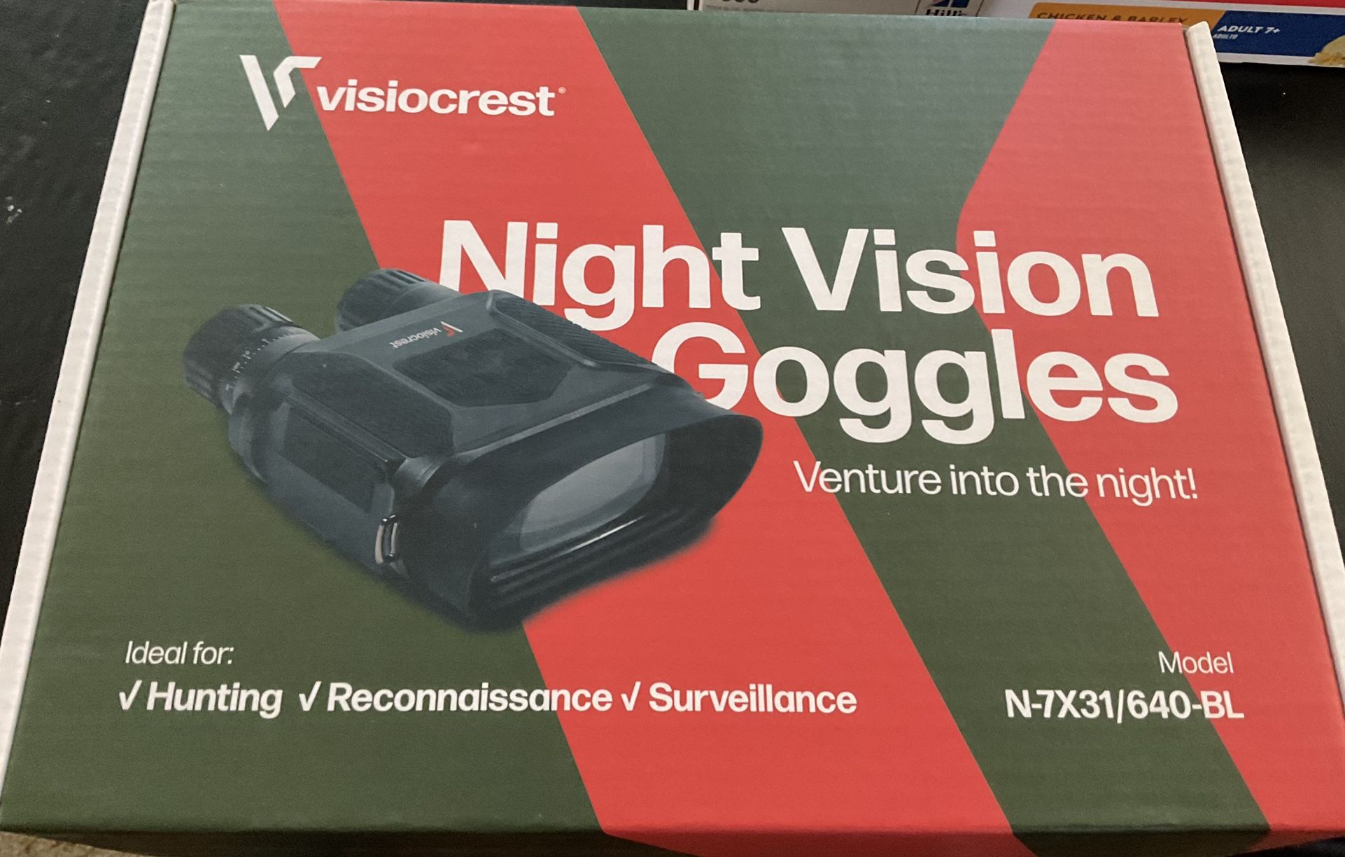 New Visiocrest Night Vision Goggles N-7X31/640-BL – Hunting & Surveillance 