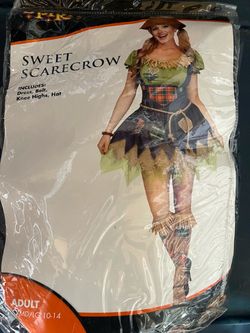 Adult women’s sweet scarecrow Halloween costume