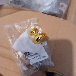 Drawer Cabinet Gold Knobs