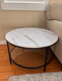 White coffee table