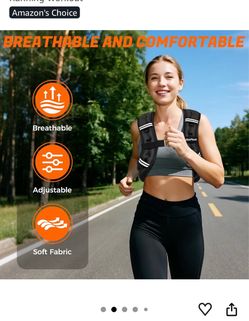 New PickPeak 8 lb Weighted Vest