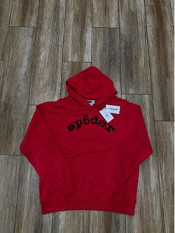 Large red vvs spider hoodie