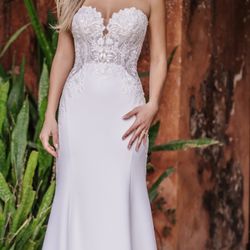 Sleeveless Wedding Dress