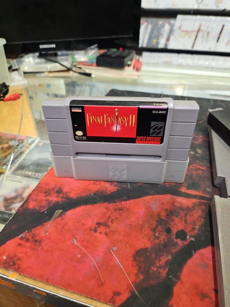 Final Fantasy II 2 (Super Nintendo, 1991) SNES Authentic Cartridge Only