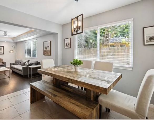 West Elm Kitchen table & Bench