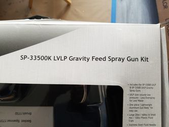  SPRAYIT SP-33500K LVLP Gravity Feed Spray Gun Kit