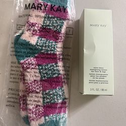 Mary Kay socks and mint bliss energizing for legs and feet