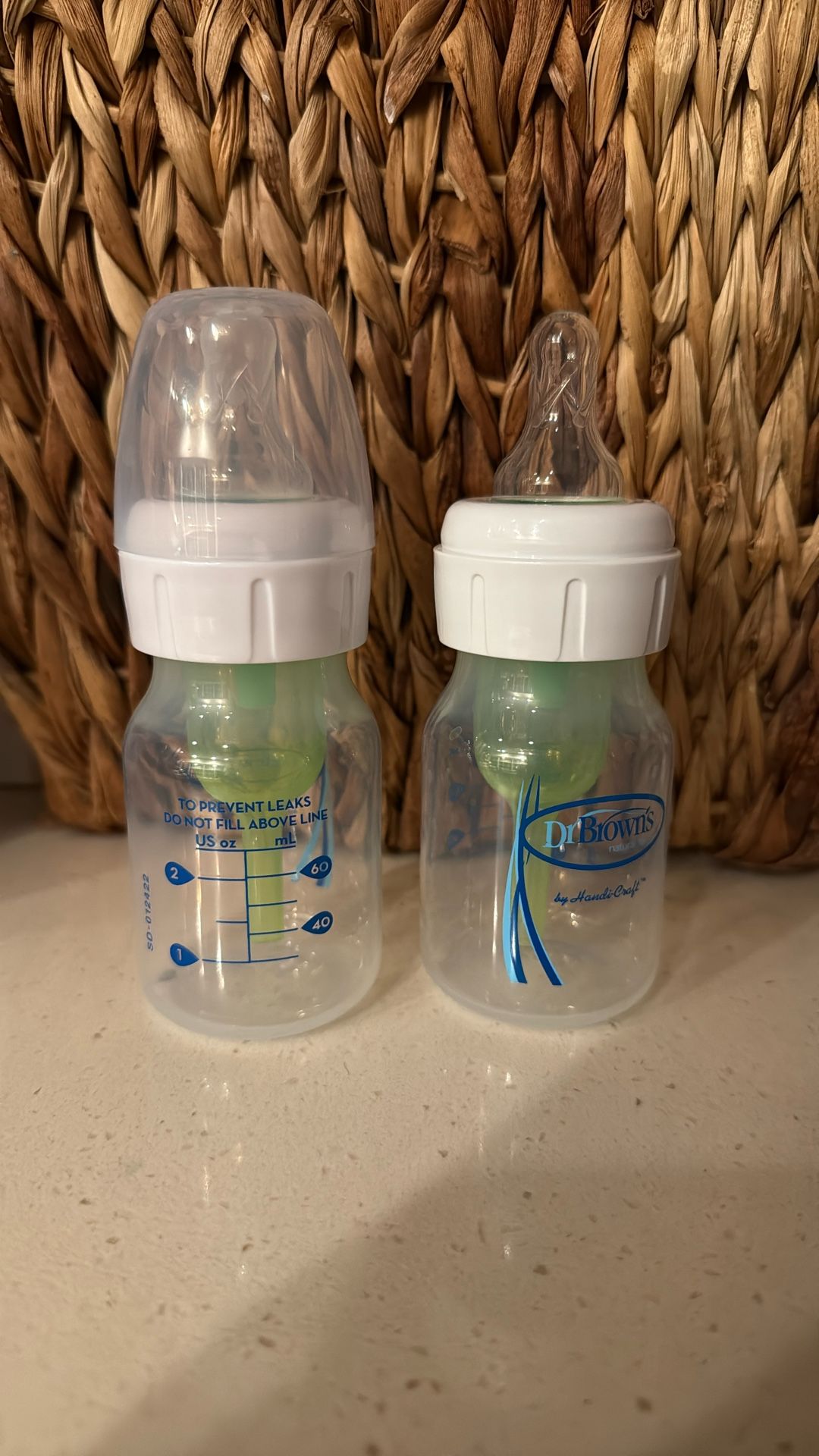 Mini Dr Brown Anti Colic Bottles