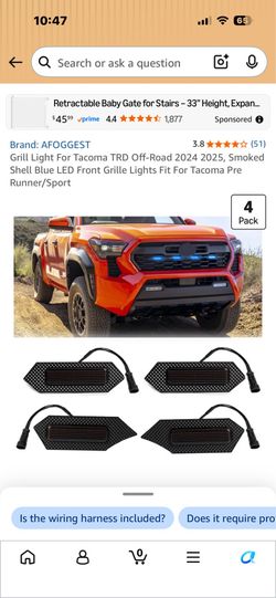 Grill lights for Tacoma