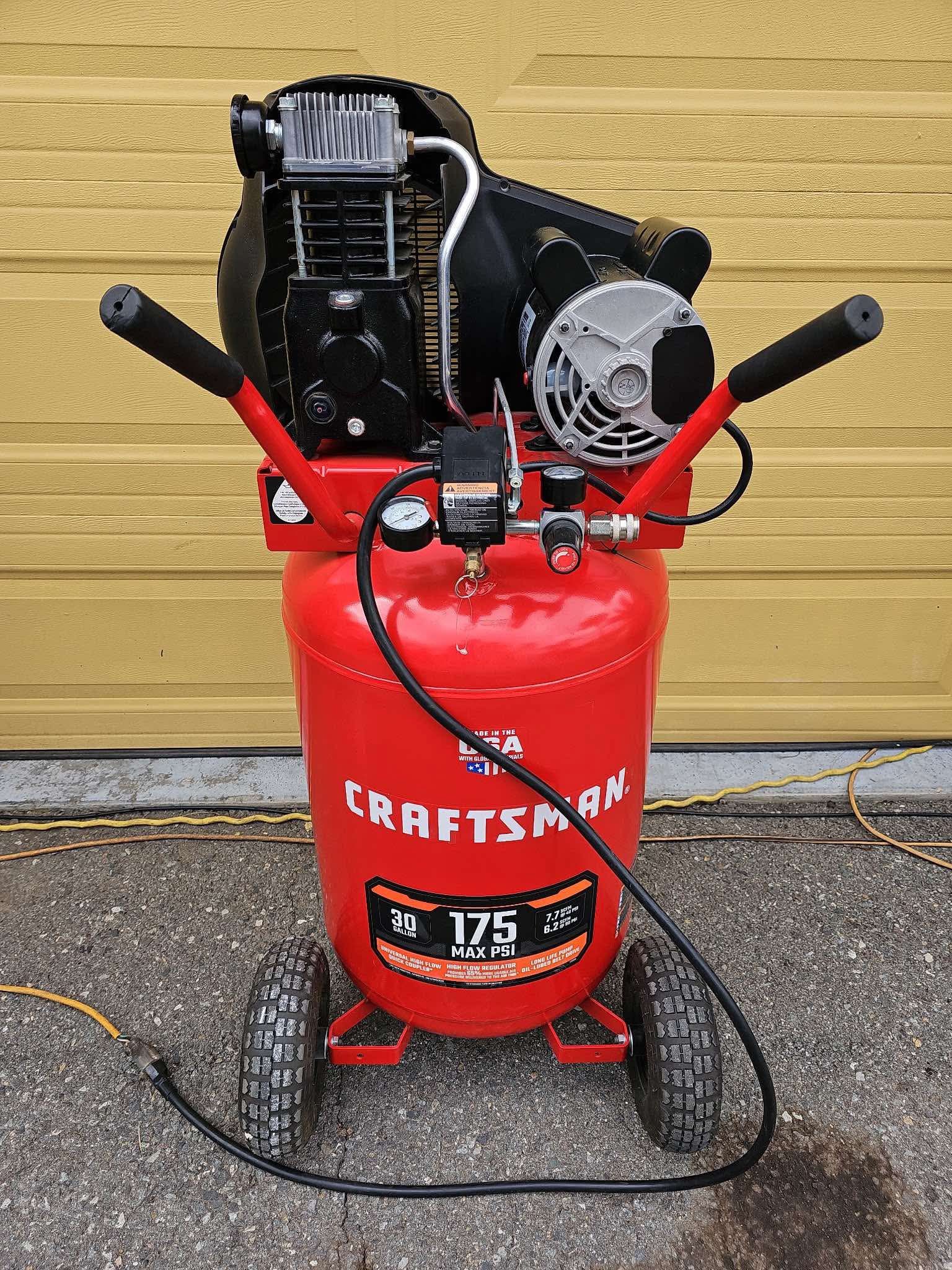 New CRAFTSMAN 30 Gallons Portable Electric Air Compressor ** Paid $800
