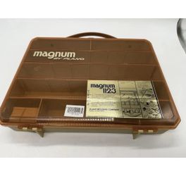 MAGNUM #1123 by Plano Fishing Tackle Box Organizer 15 X 11 Single Sided NEW VTG