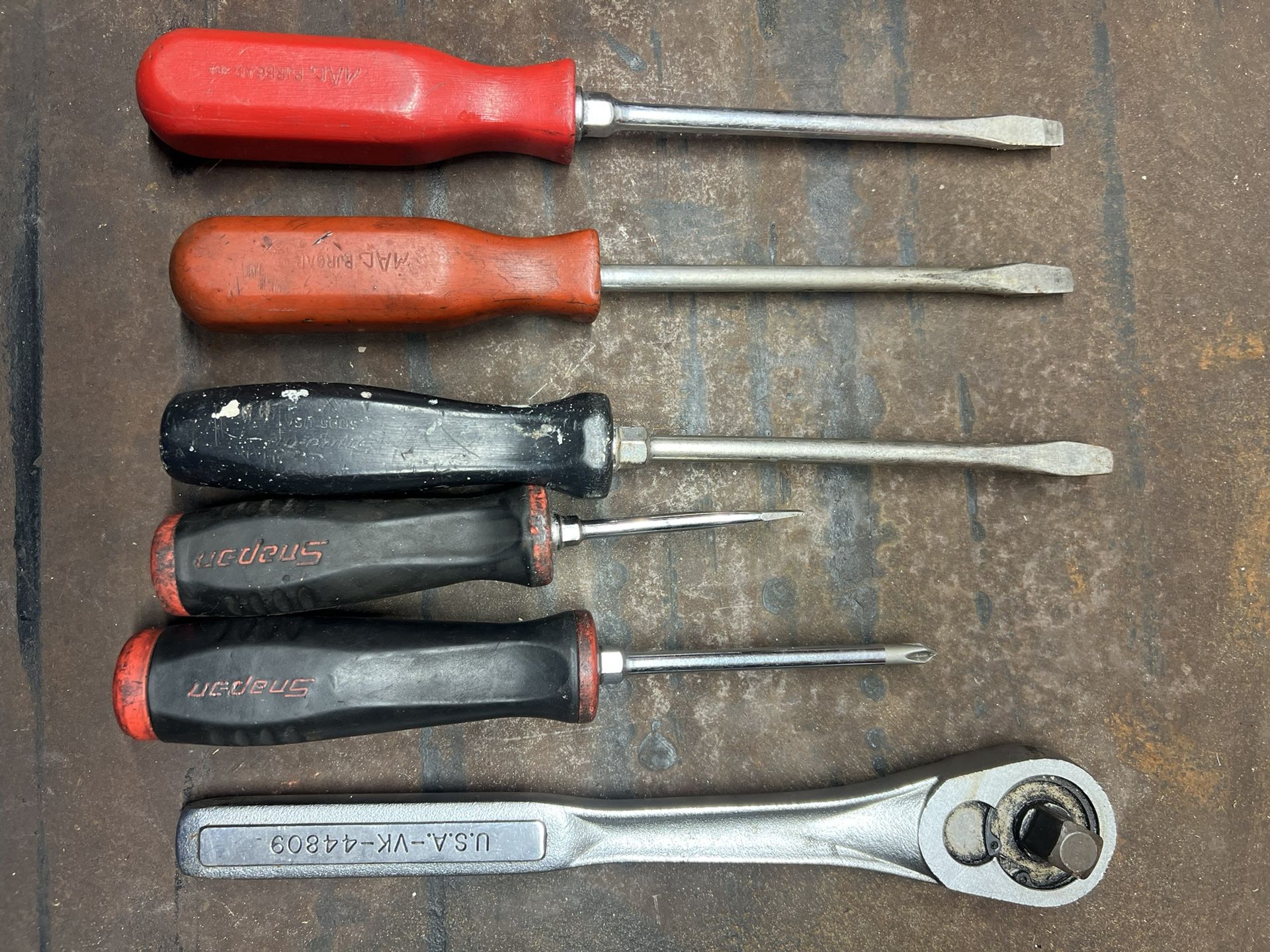 Mac And Snap-on Screw Drivers 