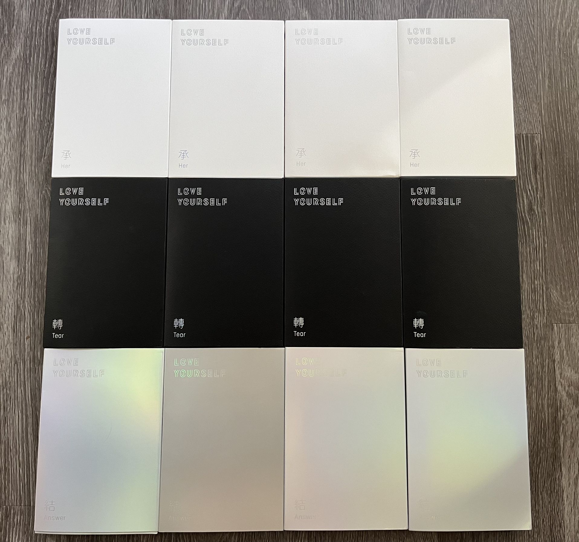 BTS albums - love yourself