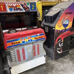 Virtua Racing Arcade Machine 