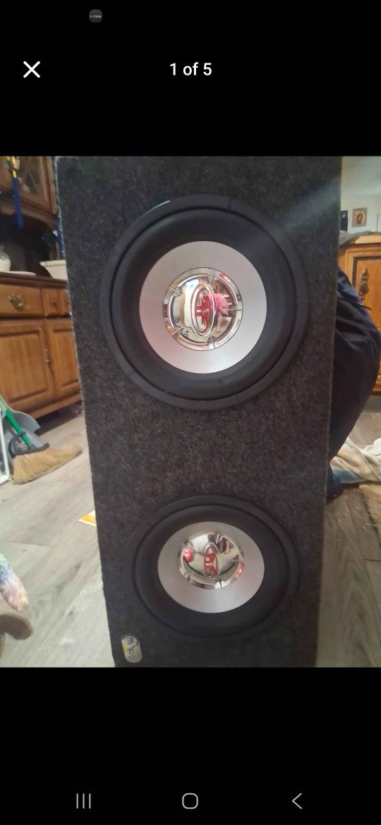Rockford Fosgate 12inch Subs And Box 