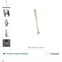 Louisville 40ft Aluminum Extension Ladder 