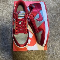 Nike Dunk Low “UNLV satin” Size 9 Womens 