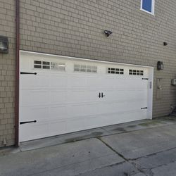 Automatic Roll Up Two Car Garage Door 
