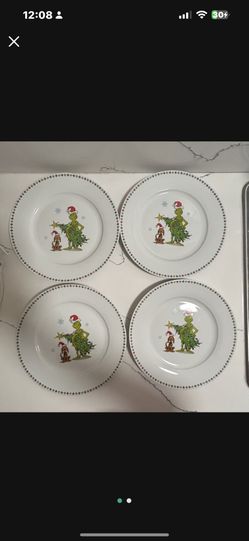 Grinch Dinner Plates