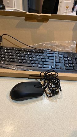 Wired keyboard and mouse