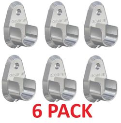ClosetMaid 1413 Wood Shelving Pole-Cup Kit, 1.25H X 1.75W X 2.76D (Pack of 6)