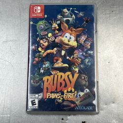 Bubsy Paws On Fire Nintendo Switch Game 