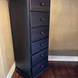 Solid Pine Wood Polo Six Drawer Lingerie Dresser Chest