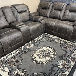 SOFÁ LOVESEAT SET RECLINER!