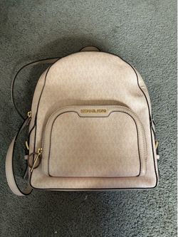 Pink Michael kors backpack