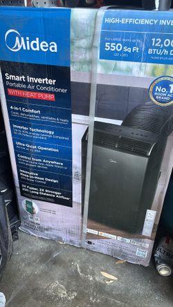 Midea 4 in 1 air portable air conditioner with heat pump