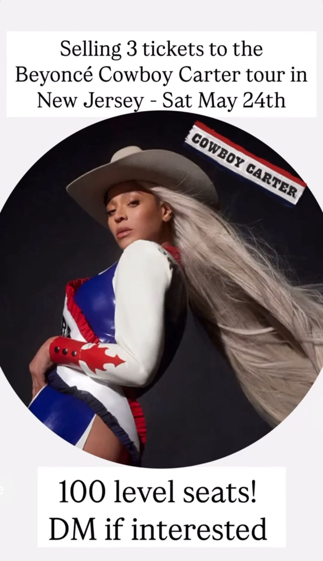 Beyonce Newe Jersey Tickets