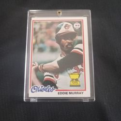 Vintage Old 1978 EDDIE MURRAY Rookie Baseball Card Topps #36