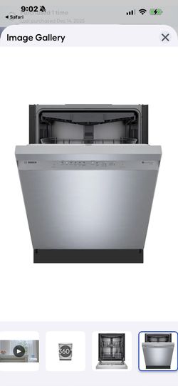 NEW BOSCH 300 Series 3 RACK DISHWASHER WITH A 3 YEAR EXTENDED WARRANTY FULLY TRANSFERABLE 12/14/25