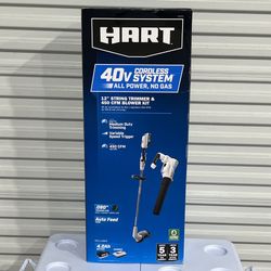 BRAND NEW Hart 40V String Trimmer & Leaf Blower - NO BATTERY OR CHARGER