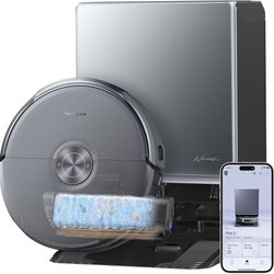 Robot Vacuum & Mop Combo, 31,000Pa Suction, Self-Cleaning & Auto Empty