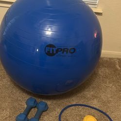 Fit pro Exercise Ball With Pump 