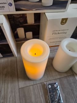 74 LED Candles Ivory White $100