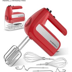Electric Hand Mixer with Attachments (5-Speed, 800W)