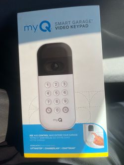 myQ Smart Garage Video Keypad – Brand New Sealed